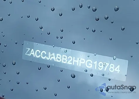 2017 Jeep Renegade Altitude Fwd from USA, damaged, VIN ZACCJABB2HPG19784